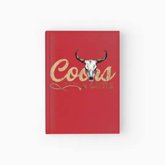 Discover Coor And Cattles Rodeo Western Cowboy Howdy Lover Hardcover Journal