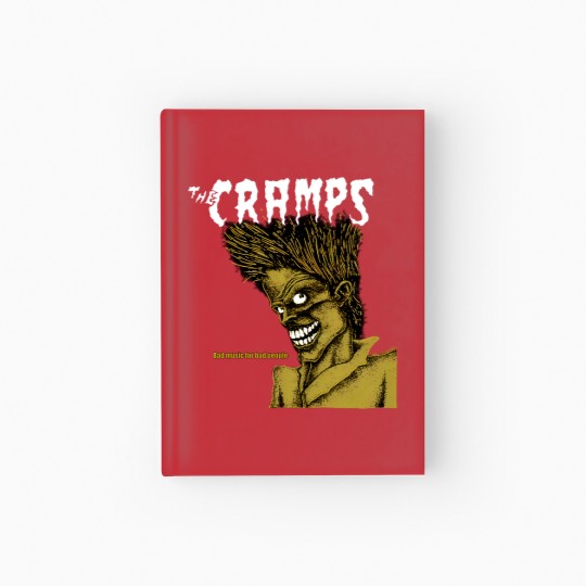 Discover The Cramps Unisex Hardcover Journal: Bad Music For Bad People (Black)