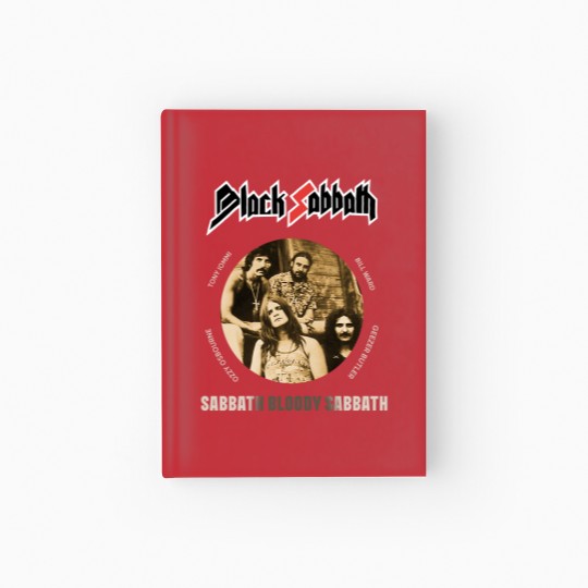Discover Black Sabbath- Bloody Sabbath rock punk Hardcover Journal