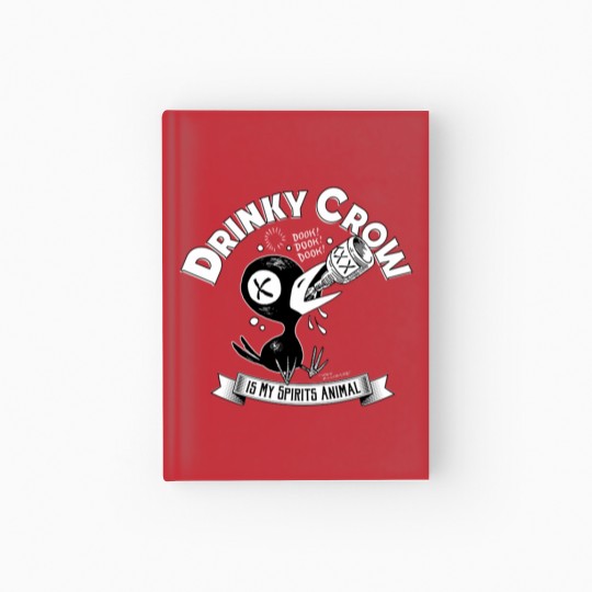 Discover Drinky Crow Team Hardcover Journal