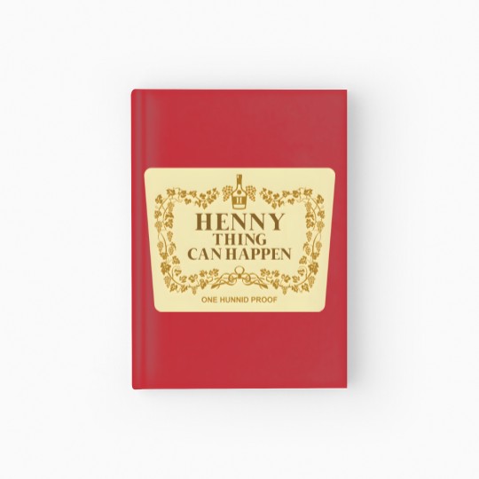 Discover Henny Thing Can Happen Label Family Chrismast Present Gift Hardcover Journal