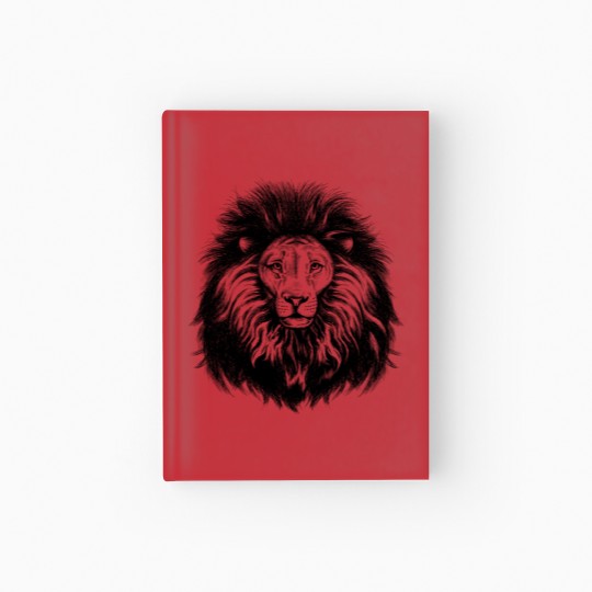 Discover lion_with_big_hair Hardcover Journal