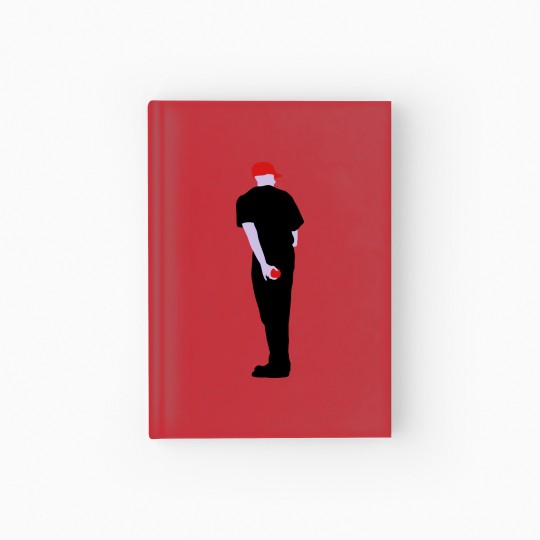 Discover baseball player Hardcover Journal