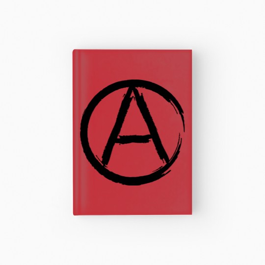 Discover anarchy sign Hardcover Journal