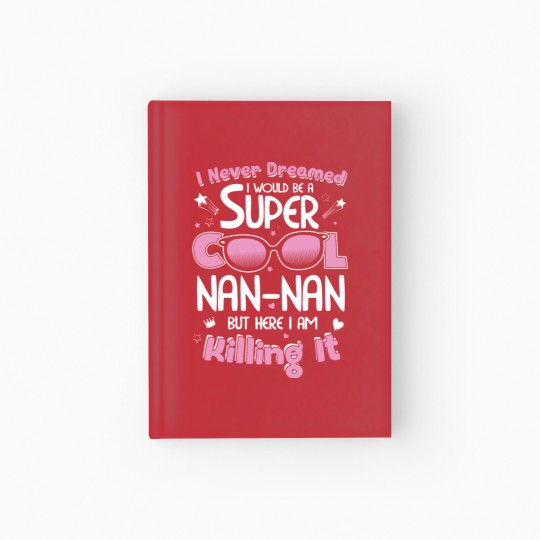 Discover Nannan - I never dreamed I would be a cool Nanna Hardcover Journal