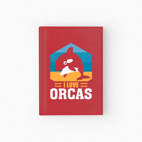 Discover Orca whale gift Hardcover Journal