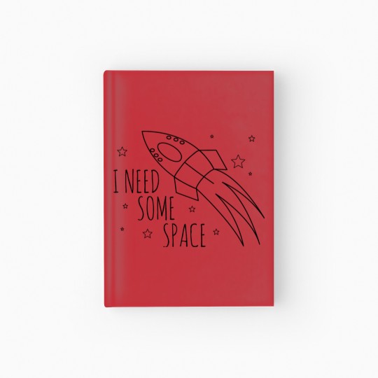 Discover I Need Some Space Psychology Hardcover Journal