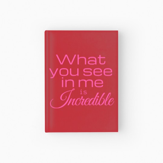 Discover Incredible Blue Hardcover Journal