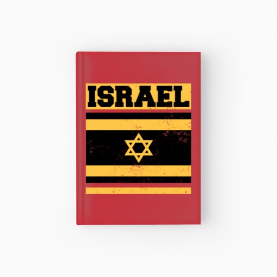Discover Jewish Joke Patriotic Israeli Flag Gift Hardcover Journal