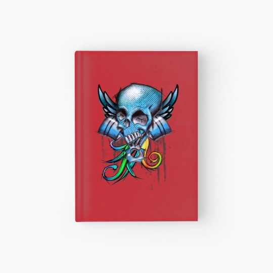 Discover Skull Tuning Design Hardcover Journal