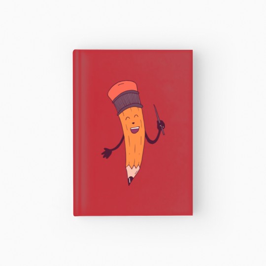 Discover pencil teacher Hardcover Journal