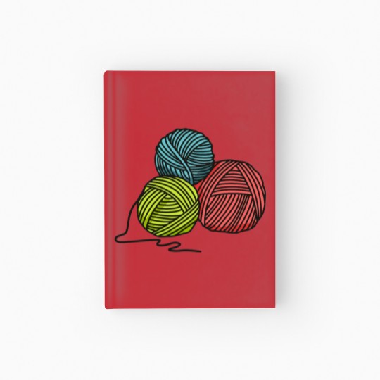Discover yarn Hardcover Journal