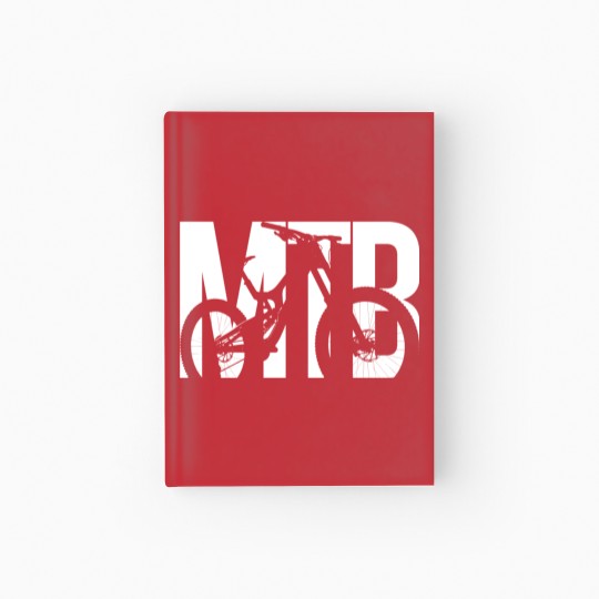 Discover Mountain Bike Hardcover Journal