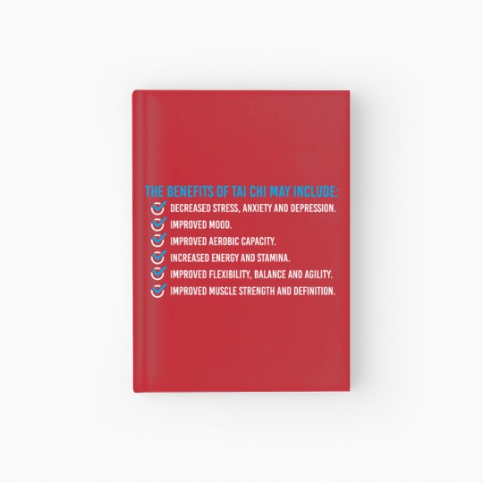 Discover Benefits Of Tai Chi May Include Kung Fu Martial Hardcover Journal