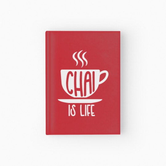 Discover Chai Spice Tea Coffee Lover Black Tea Masala Milk Hardcover Journal