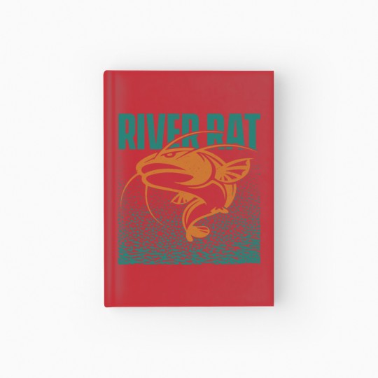 Discover Freshwater Catfish Fishing Hardcover Journal