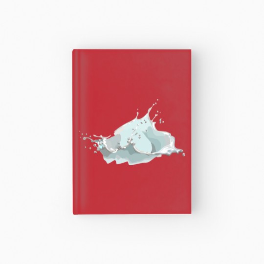 Discover Water Splash Hardcover Journal