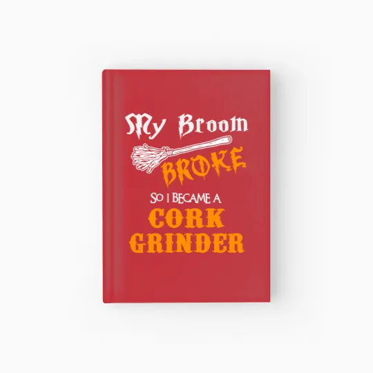 Discover Cork Grinder Hardcover Journal