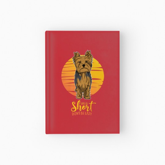 Discover Yorkshire Terrier Dog Vintage Hardcover Journal