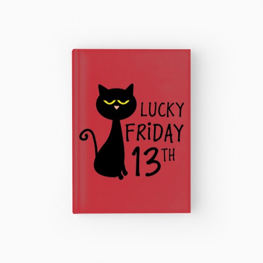 Discover Lucky Friday 13th Hardcover Journal