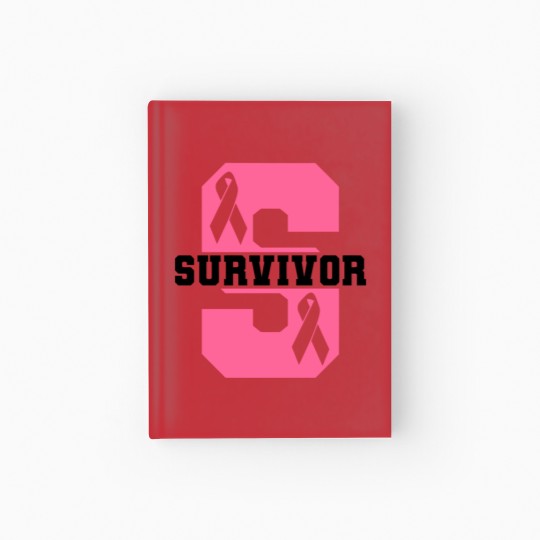 Discover Survivor Breast Cancer Awareness Hardcover Journal