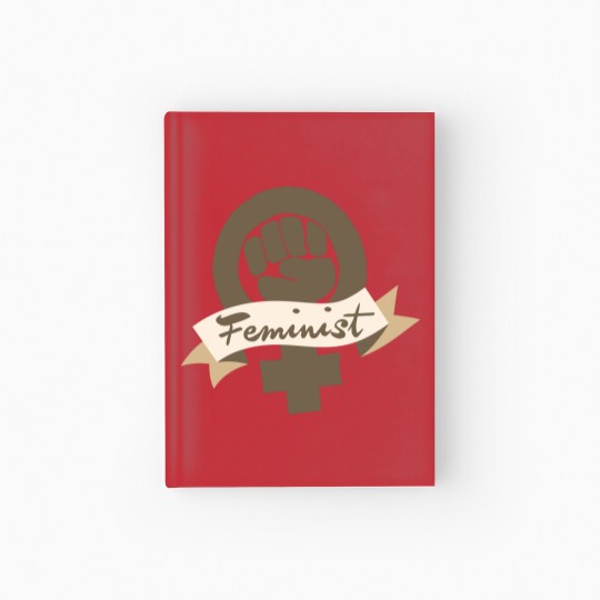 Discover Feminist symbol Hardcover Journal