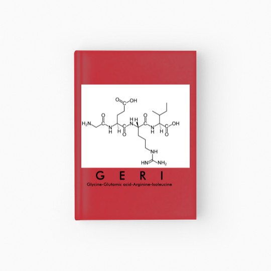 Discover Geri peptide Hardcover Journal