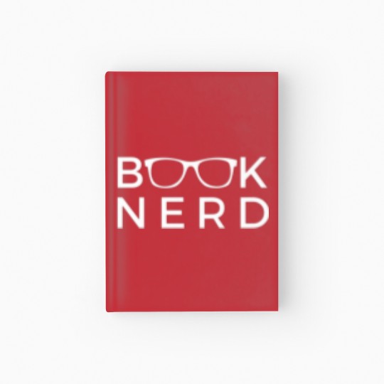 Discover Book Nerd Glasses Funny Hardcover Journal