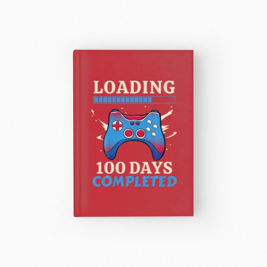 Discover Level 100 Days Of School Complete Gamer Video Game Hardcover Journal