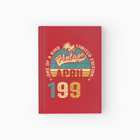 Discover Vintage 25 Years Old April 1997 Decorations 25Th B Hardcover Journal