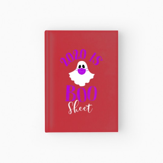 Discover Halloween Humor 2020 Is Boo Sheet Funny Face Mask Hardcover Journal