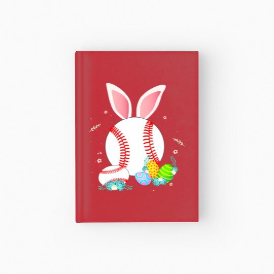Discover Baseball Easter Egg Women Men Teen Girls Boys Hardcover Journal