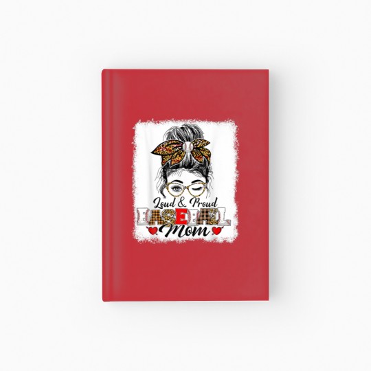 Discover Funny Messy Bun Loud Hardcover Journal