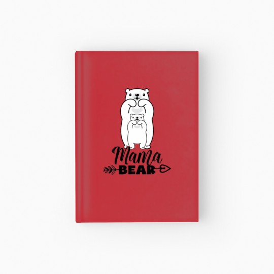 Discover Mama Bear Love Bear Funny Mothers Day Fathers Day Hardcover Journal