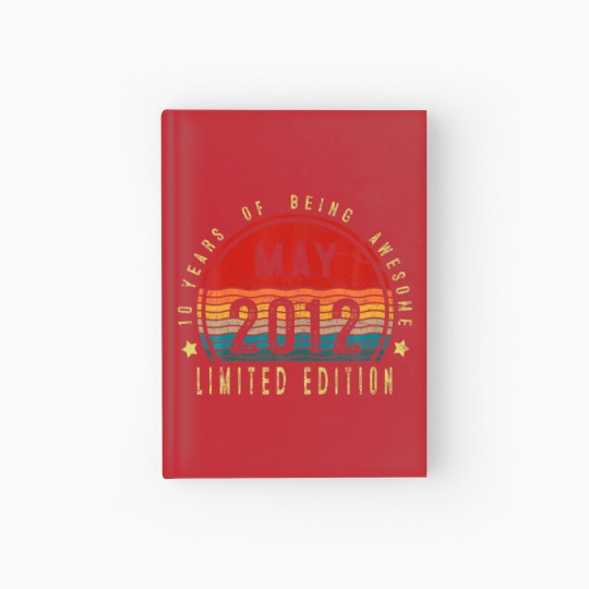 Discover May 2012 10 Year Old Gifts Limited Edition 10Th Bi Hardcover Journal