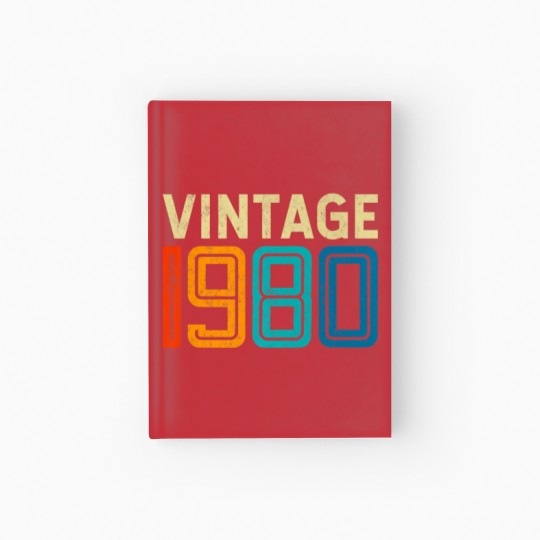 Discover 42Nd Birthday Vintage 1980 - 42 Years Old Men Wome Hardcover Journal
