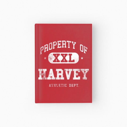 Discover Harvey Property XXL Sport College Athletic Funny Hardcover Journal