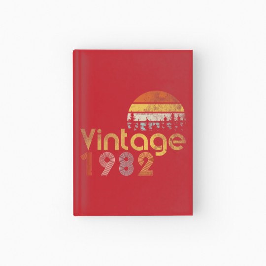 Discover 40Th Birthday Vintage Forest 1982 Hardcover Journal