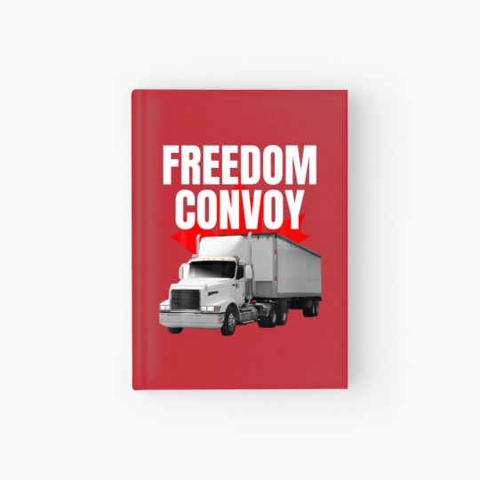 Discover Freedom Convoy 2022 Support Our Truckers Canada US Hardcover Journal