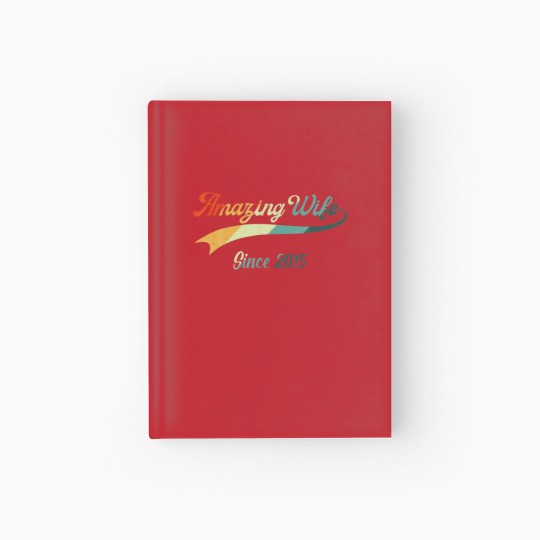 Discover 7Th Wedding Aniversary Gift For Her Amazing Wife S Hardcover Journal