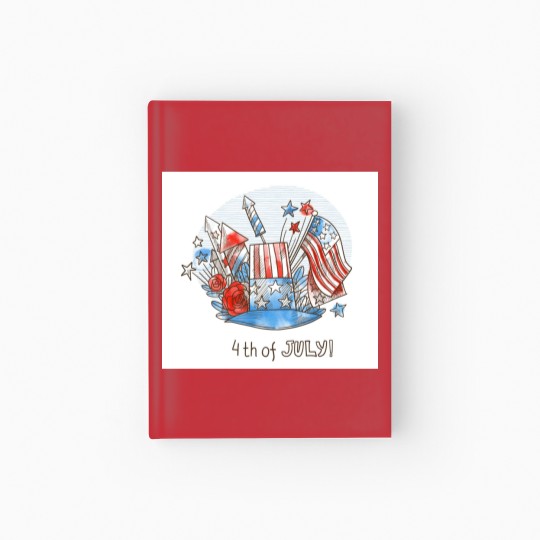 Discover Happy 4th of July Hardcover Journal