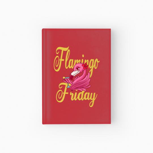Discover Flamingo Friday Hardcover Journal