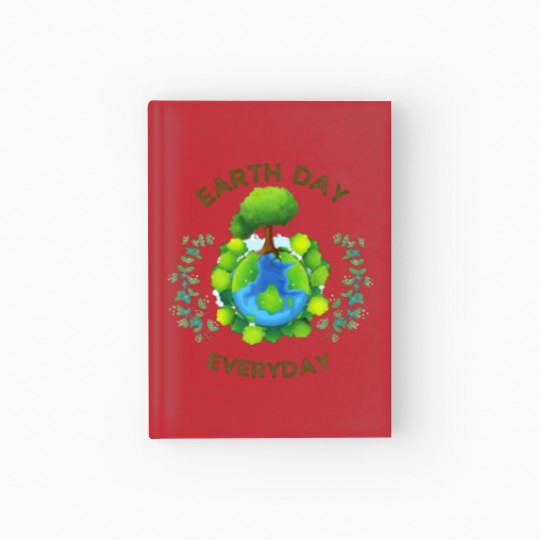 Discover Earth Day Everyday Plant Trees Planet Environmenta Hardcover Journal