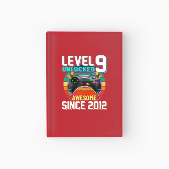 Discover Awesome 2012 Level 9 Unlocked Video Game 9 Years O Hardcover Journal