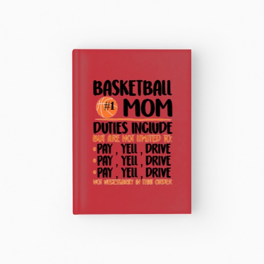Discover Sport Lover | Basketball Mom For Players Hardcover Journal