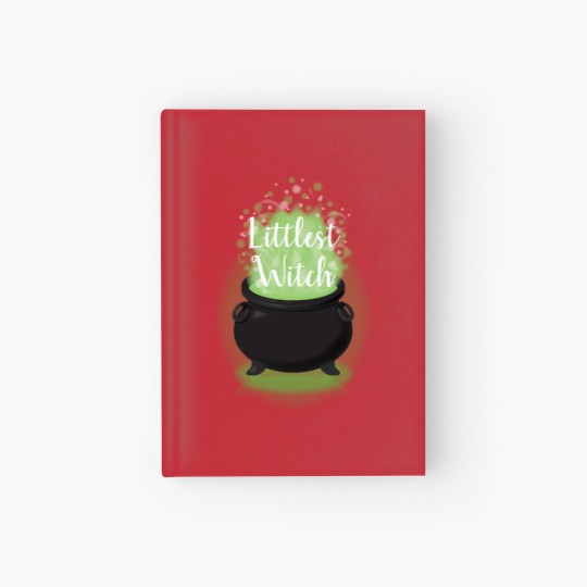 Discover Baby is Brewing Witch Shower Halloween Cauldron Hardcover Journal