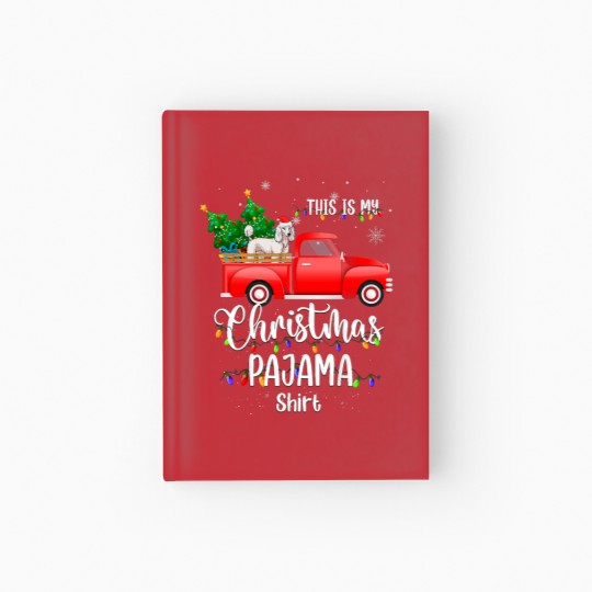 Discover Poodle Dog This Is My Christmas Pajama Poodle Xmas Hardcover Journal