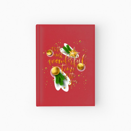 Discover Christmas It's the Most Wonderful Time of the Year Hardcover Journal
