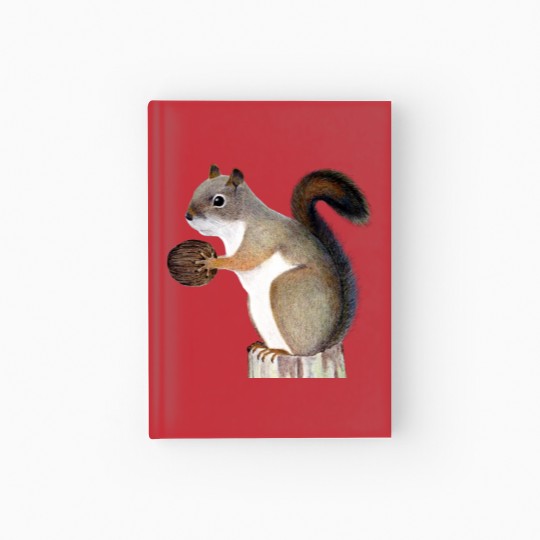Discover Squirrel Sweat Hardcover Journal
