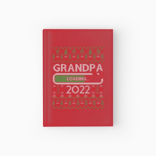 Discover Christmas Promoted To Grandpa Loading 2022 Baby An Hardcover Journal